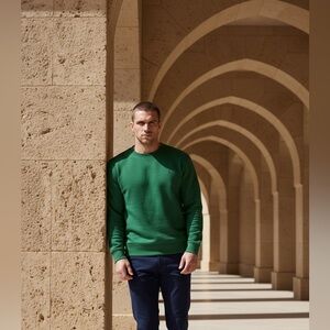 IZOD green sweatshirt soft , size xl